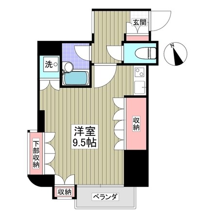 竹林マンションⅠの物件間取画像